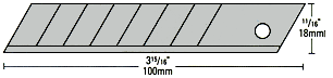 10 x 18MM SNAP OFF BLADES - Image 3
